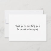 Carte De Remerciements Infirmière Médecin Cœur Stéthoscope Soins Infirmie (Dos)