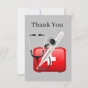 Carte De Remerciements Infirmière ou médecin ajouter du texte