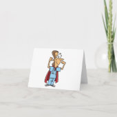 Carte De Remerciements Infirmière Superhero (Devant)