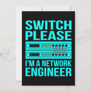 Carte De Remerciements Ingénieur réseau Informatique Programmeur Geek