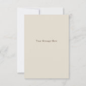 Carte De Remerciements Insectes Champignon Forêt Nature (Dos)