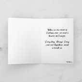 Carte De Remerciements Inspiration, encouragement, motivation (Intérieur)