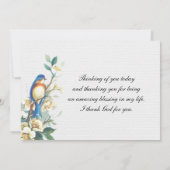 Carte De Remerciements Inspirationnel Le Seigneur Vous Bénit, Numéros 6:2 (Dos)