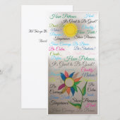 Carte De Remerciements Inspiré (Devant / Derrière)