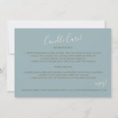 Carte De Remerciements Instructions d'entretien de bougue avec QR code et (Dos)