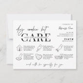 Carte De Remerciements Instructions pour la décoration de biscuits Boulan (Devant)