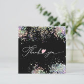 Carte De Remerciements Instructions pour l'entretien des bougies et clien (Debout devant)