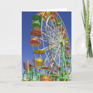 Carte De Remerciements Intérieur vierge, Ferris Wheel