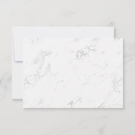 Carte De Remerciements Iridescente Arc en arc-en-ciel Brush Marbre (Dos)