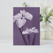 Carte De Remerciements Iris Fine Art (Debout devant)