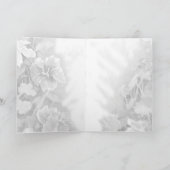 Carte De Remerciements Iris rouge _carte de remerciements_ (Intérieur)