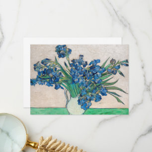 Carte De Remerciements Irises par Vincent van Gogh