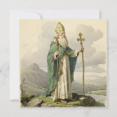 Carte De Remerciements Irish St Patrick Condolence de sympathie religieus (Devant)