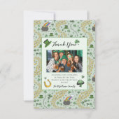 Carte de remerciements irlandais Fun Green (Devant)