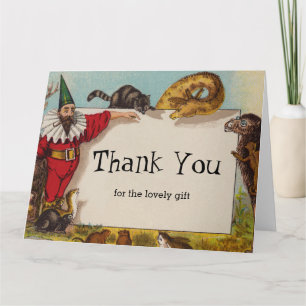 Carte De Remerciements Isidore et ses animaux Big Greeting Card
