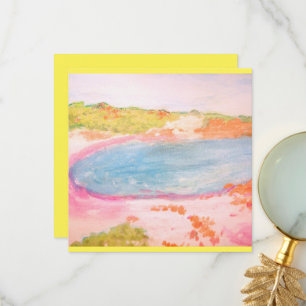 Carte De Remerciements Island Beach