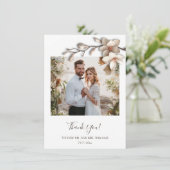 Carte De Remerciements Ivory 3D Magnolia Flower (Debout devant)