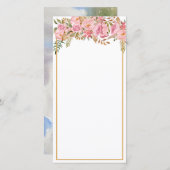 Carte De Remerciements J&P Wedding Invite - version 2 (Devant / Derrière)