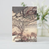 Carte De Remerciements "Jack Frost" par Arthur Rackham (Debout devant)