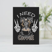 Carte De Remerciements J'ai besoin de plus de cadeaux pour l'halloween (Debout devant)