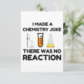 Carte De Remerciements J'Ai Fait Une Blague De Chimie (Debout devant)