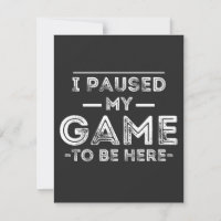 J'ai mis mon jeu en pause pour être ici Graphique