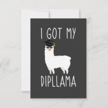 J'Ai Obtenu Mon Dipllama Graduation Llama Pun