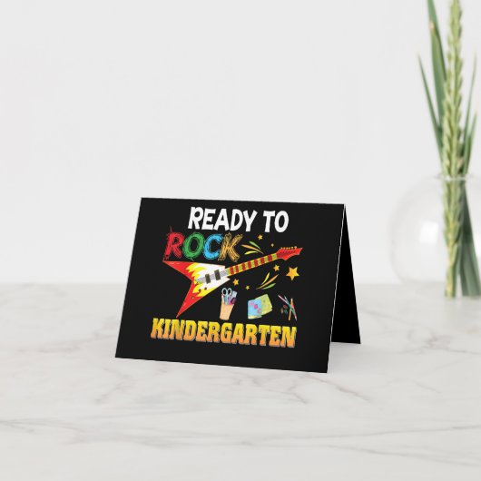 Carte De Remerciements J'ai Ready To Rock (Devant)