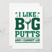 Carte De Remerciements J'Aime Les Gros Puttes Et Je Ne Peux Pas Mentir (Devant / Derrière)