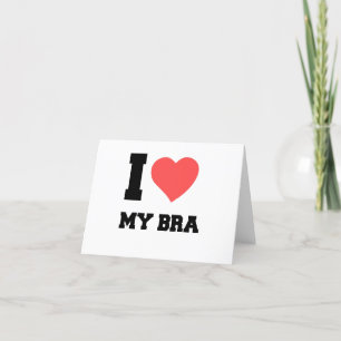 CARTE DE REMERCIEMENTS J'AIME MON BRA