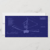 Carte De Remerciements James Webb dévoile le plan de l'Univers (Devant)