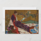 Carte De Remerciements James Whistler - Caprice en violet et or (Devant)