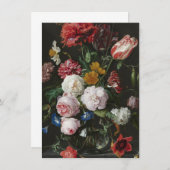 Carte De Remerciements Jan Davidsz. De Heem - La Vie Toujours Fleurie (Devant / Derrière)