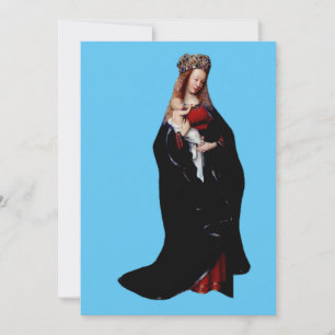Carte De Remerciements Jan van Eyck - La Vierge à l'église Beaux-arts