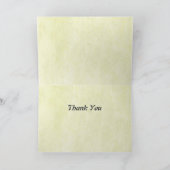 Carte de remerciements japonais de bambou de kanji (Intérieur)