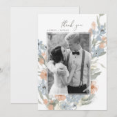 Carte De Remerciements Jardin (Devant / Derrière)