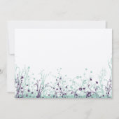 Carte de remerciements - jardin 9 de papillon (Dos)