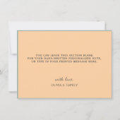 Carte De Remerciements Jardin Citrouille Automne (Dos)