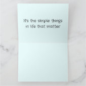 Carte De Remerciements Jardin de chalet Whimsical (Intérieur)