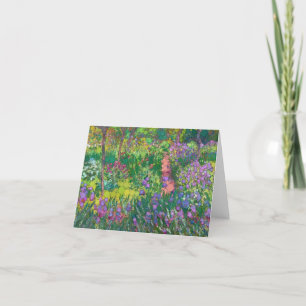 Carte De Remerciements Jardin de l'artiste à Giverny, après Claude Monet