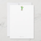 Carte De Remerciements Jardinier Manchot d'Hiver Fais Grandir l'Amour (Dos)