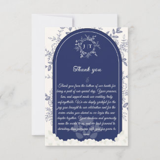 Carte De Remerciements Jasminum fleur Sambac