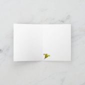 Carte de remerciements jaune d'hémérocalle (Intérieur)