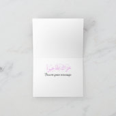 Carte De Remerciements Jazak-Allah-Khair Islamic (Intérieur)