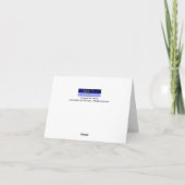 Carte De Remerciements Jazak-Allah-Khair Islamic (Dos)