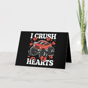 Carte De Remerciements Je Broie les Cœurs Monstre de la Saint-Valentin