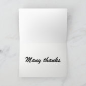 Carte De Remerciements Je m'en sors avec l'aide de mes amis (Intérieur)