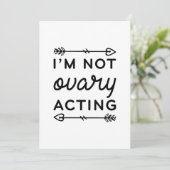 Carte De Remerciements Je ne suis pas Ovary (Debout devant)