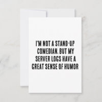 Je ne suis pas un comédien de stand-up, mais mes j