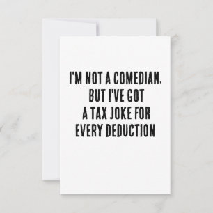 Carte De Remerciements Je ne suis pas un comédien, mais j'ai une blague f
